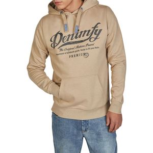 DENIMFY Heren trui DFArno regular fit Beige L Volwassenen