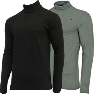 Campri - Skipully - Wintersportpully - Zwart - 2-Pack