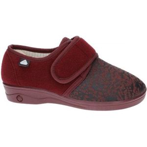 Celia Ruiz - Pantoffel - Bordeaux - Dames - Gesloten
