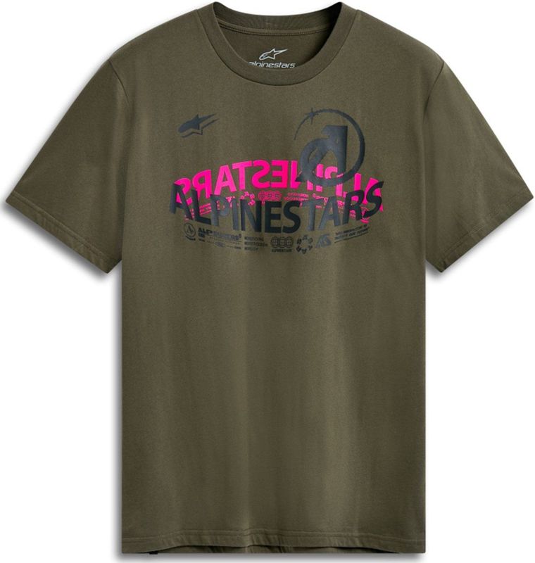 Alpinestars - Semicircle CSF - T-shirt - Zwart - Katoen