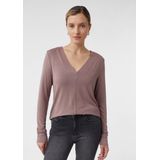 comma - T-Shirt - Viscoseblend - Lange Mouwen