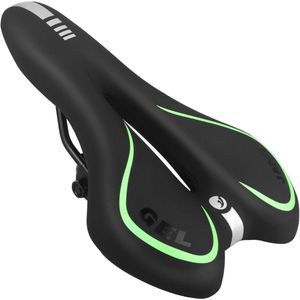 Comfortabel Gel Fietszadel voor Heren en Dames - Waterdicht en Ergonomisch voor Alle Fietstypes