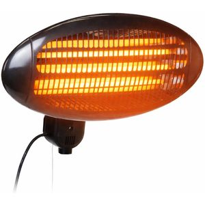 TRESKO Infrarood Warmtestraler, 2000 W, Met Afstandsbediening Elektrisch Voor Op Het Terras 3 Warmtestanden Terrasstraler Binnen En Buiten Wandverwarming Infraroodstraler Straler De Luiertafel 2706560522