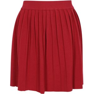 MYMO - Plooirok - Donkerrood - Kort