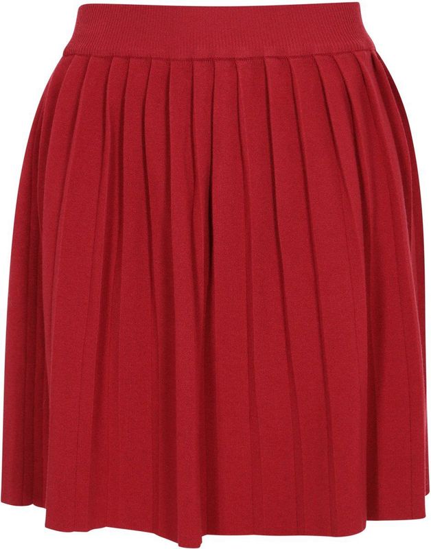 MYMO - Plooirok - Donkerrood - Kort