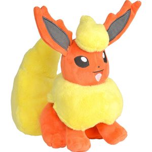 Pokémon Knuffel Flareon Junior 20 Cm Pluche Oranje/geel