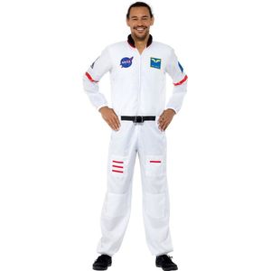 Karnival Costumes Astronaut kostuum voor heren Carnavalskleding Heren Carnaval - Polyester - Maat S - 2-Delig Jumpsuit/Riem