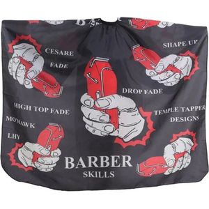 Livano Baardschort - Beard Bib - Scheerschort - Baard Cape - Kappersmantel - Kapmantel - Tondeuse