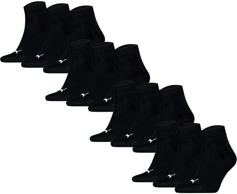 Puma Sokken Quarter Plain 12P Verpakking van 12