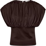 Co'couture - Top Donkerbruin Co Couture Cattiacc Tops Donkerbruin 35667
