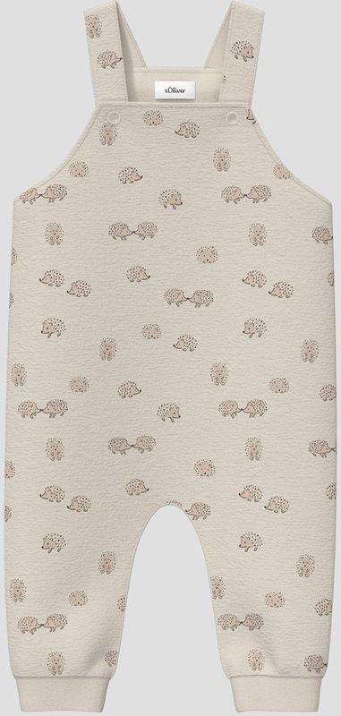 Tuinbroeken - Unisex - Egelprint - Zachte Katoenen Sweatstof