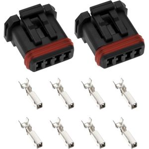 Stuur bedrading 4 draad mannelijke connector - 2 stuks 4-pins 72908-11 OEA JAE MX1900 - Geschikt voor H-arley Davidson