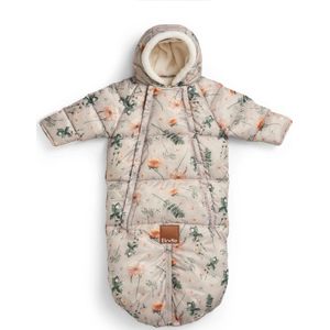 Elodie Baby Overall - Skipak Baby - Baby Voetenzak - Voetenzak autostoel - Meadow Blossom - 6 /12 maanden