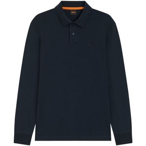 Hugo Boss - Longsleeve - Donkerblauw - Katoen
