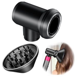 Haardrogeropzetstuk-Diffuser en adapter geschikt voor Dyson Airwrap Styler HS01 HS05-een krultang wordt een föhn-geschikt voor krullend of golvend haar-Gereedschappen geschikt voor haarstyling-geschikt voor Dyson-accessoires