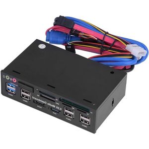 EGoods - Multifunctionele media dashboard met USB 3.0/2.0 hub, eSATA, SATA, Audio en Multi-Card Reader