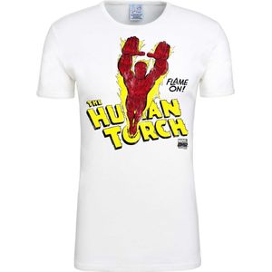 Logoshirt T-Shirt Human Torch Flame On