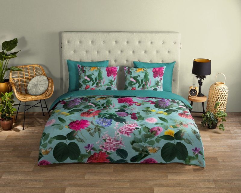 Dekbedovertrek - Grijs - Katoen - 240x220 cm