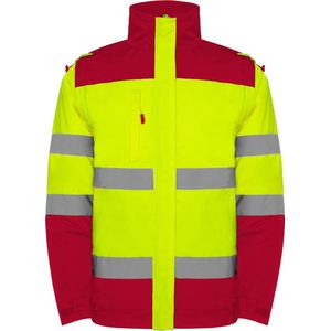 Technisch hoog zichtbaar / High Parka Parka Geel / Rood model Epsylon maat M