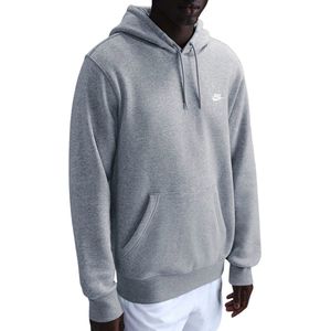 Nike - Sportswear Club Fleece - Hoodie - Grijs - Katoen/Polyester