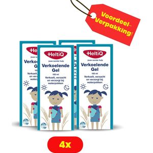 4 x HeltiQ Verkoelende Gel 100 ml - Voordeelverpakking!
