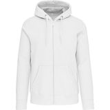 Sweatshirt Unisex XS Kariban Lange mouw White 80% Katoen, 20% Polyester