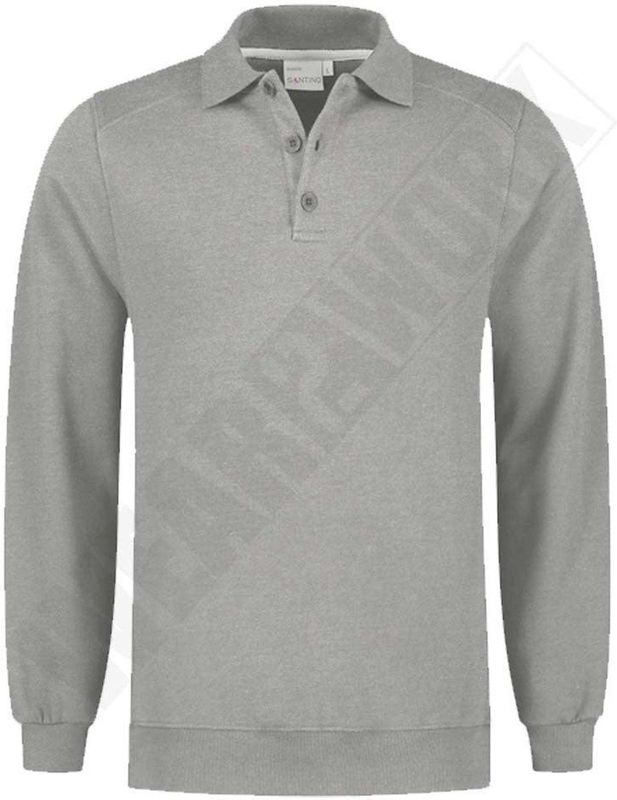 Santino Ramon Polosweater Sport Grey maat XS