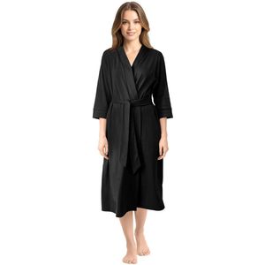 Boraboi® Lichte en Luxueuze Damesbadjas voor Comfort en Stijl, Zacht Gebreid Polykatoen
