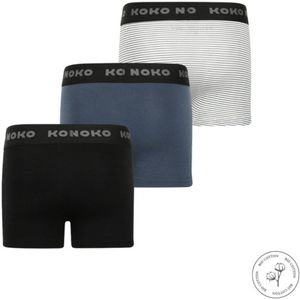 Koko Noko - Boxershorts - Navy - Bio - Cotton - 3-pack - Maat 86/92