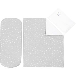 Reiswieg baby beddengoed set met dekbed Joyful Mice - 6 delige - 100% OEKO-TEX gecertificeerde katoen