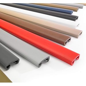 Kunststof Trapleuning 40x8 mm in Beige - PVC Profiel voor Veiligheid en Esthetiek