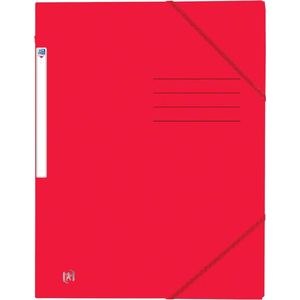 Oxford Top File+ elastomap uit karton, ft A4, rood - 1 stuk