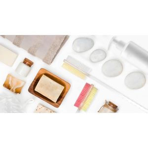 TheLau ® Doucheborstel voor Diepe Reiniging met Lange Handgreep en Dubbele Borstelharen