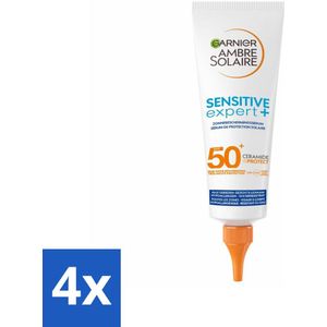 Garnier - Ambre Solaire - Zonnebrandserum - Sensitive Expert - SPF 50+ - 125 ml - Voordeelverpakking - 4 stuks