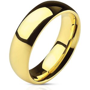 Ring Heren - Ringen Mannen - Ring Dames - Ringen Dames - Ringen Vrouwen - Goudkleurig - Gouden Ring - Ring - Ringen - Heren Ring - Mannen Ring - Glimmende Look - Florid