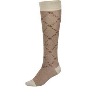 Paardrijsokken Pikeur Lurex 8713 Beige - 35-37