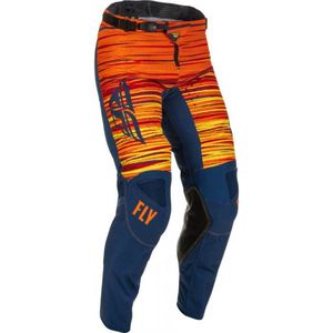 FLY Racing Kinetic Wave Pants Navy Orange 32 - Maat - Broek