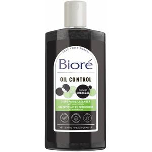 Bioré Houtskool Diepe porie cleanser - 4 x 200 ml - Voordeelverpakking