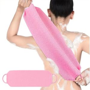 Diep Reinigende Elastische Rug Scrubber I Scrup Loofah I Back Scrubber I Lichaamsborstel I Scrub Pad I Loofah I Rugborstel I Roze