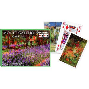 Monet Gardens Speelkaarten Double Deck