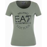 Ea7 Emporio Armani - 6DTT20-TJQCZ - T-shirt - Groen - Korte Mouwen