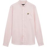 Men's Lyle And Scott Regular Fit Light Weight Oxford Shirt in Pink