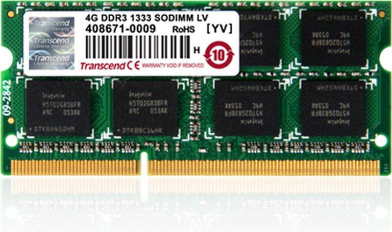 Transcend - SODIMM DDR3 - 2GB - 1600MHz - Non-ECC - CL11