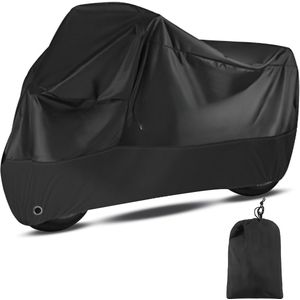 Motorhoes-245x105x125cm-210D-Waterdicht-UV-Bestendig-Zwart-Motorfiets-Scooter-Buiten