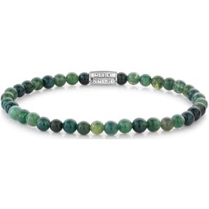 Rebel & Rose Armband Secret Garden 4mm Natuursteen Unisex RR-40124-S