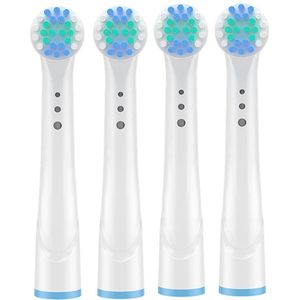 NAXSIR 4 Vervangende Tandenborstelkoppen - Diepe Reiniging, Passend bij Elektrische Tandenborstels (Compatibel met Oral-B Modellen)