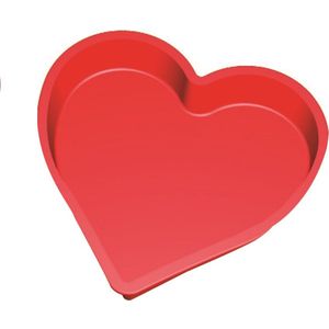 Lékué - Bakvorm hart uit silicone - Rood - 22.5x21x4.2cm
