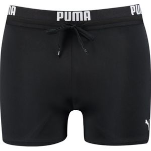 PUMA Swim Logo Trunk Heren Zwembroek - zwart - Maat XS