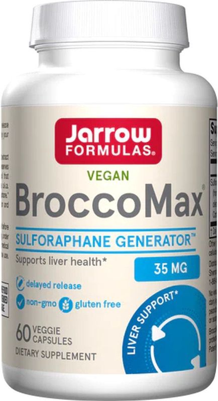 Jarrow Formulas - BroccoMax - Supplement - 35 mg - 60 Capsules