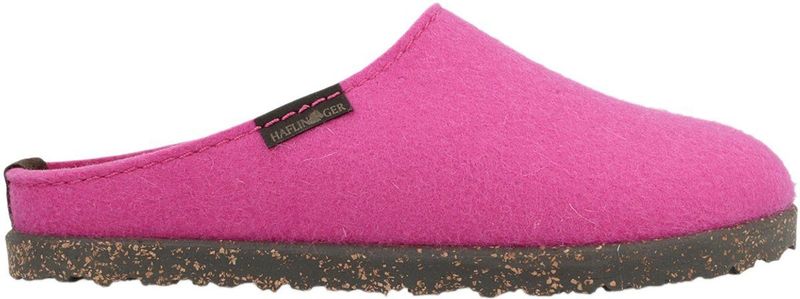 Haflinger - Manhattan - Clogs - Wolvilt - Uitneembaar Kurk-Latex Voetbed